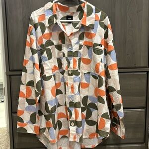 Women’s vans button up shirt